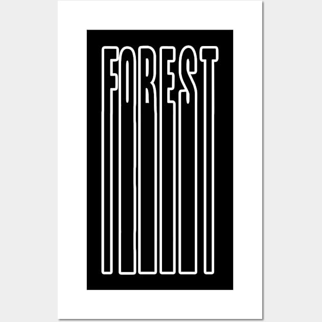 Forest Wall Art by Bongonation